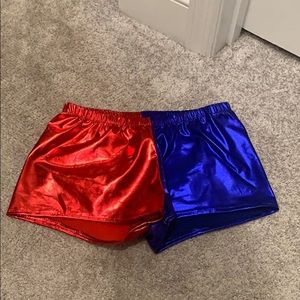 Harley Quinn costume shorts